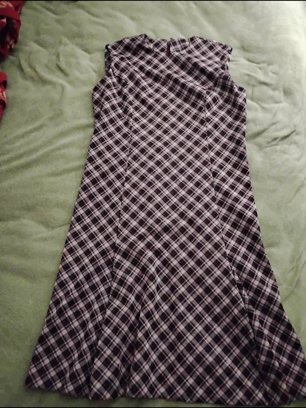Vintage Liberty Circle Plaid Dress